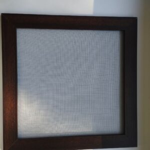 Szúnyogháló 10 x 30 mm-es lapos kerettel (Mahagóni)