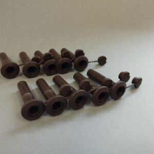 Redőnytipli sötétbarna 10 db